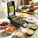16-in-1 Multifunctional Vegetable Chopper & Slicer | Manual Food Cutter with Storage Container - Image 2