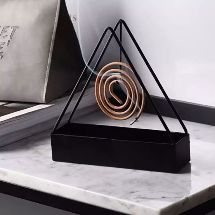 Mosquito Coil Holder – Triangle Metal Incense Burner & Mosquito Repellent Stand - Image 4