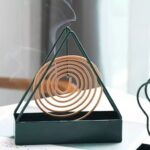 Mosquito Coil Holder – Triangle Metal Incense Burner & Mosquito Repellent Stand - Image 3