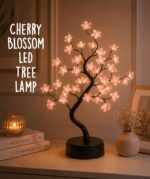 Cherry Blossom LED Tree Lamp – Warm Decorative Light for Home, Bedroom & Office