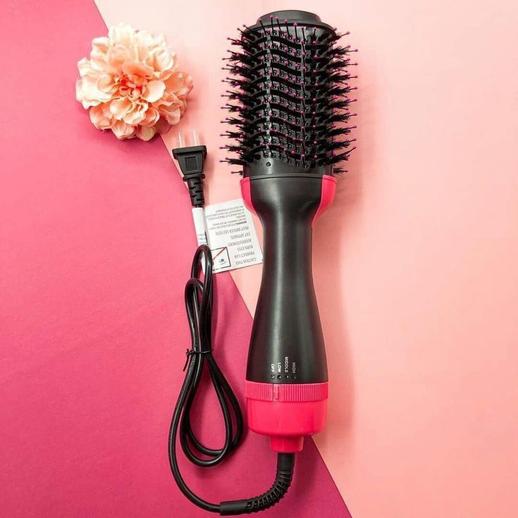 BestHairStylersonAmazon2025_Salon-PerfectHairatHome.jpg 3-in-1 One Step Hair Dryer Brush – Hot Air Brush for Hair Drying, Straightening & Volumizing - Image 1