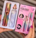 2-in-1 Electric Eyebrow Trimmer & Facial Hair Remover for Women – Rechargeable Precision Beauty Shaver - Image 4