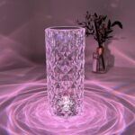 Crystal Diamond LED Table Lamp – 16 Color Changing Touch Lamp with Remote Control - Image 2