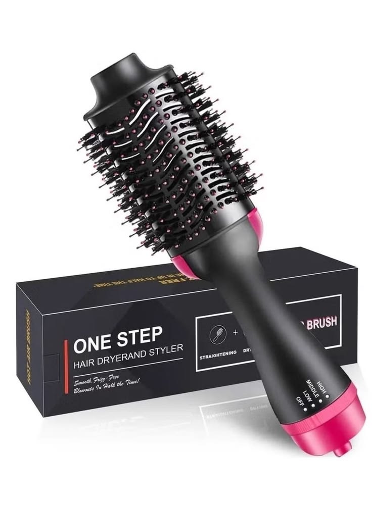 3-in-1 One Step Hair Dryer Brush – Hot Air Brush for Hair Drying, Straightening & Volumizing - Image 3