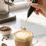Electric Milk Frother & Coffee Mixer – Handheld Drink Whisk