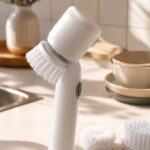 Electric Spin Cleaning Brush – Multi-Purpose Scrubber with Replaceable Brush Heads