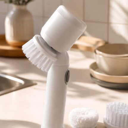 Electric Spin Cleaning Brush – Multi-Purpose Scrubber with Replaceable Brush Heads