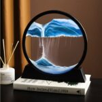 Magnetic Liquid Sand Art Hourglass – 3D Moving Sandscape Decorative Desk Ornament - Image 3