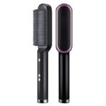 Electric Hair Straightening Brush – Fast Heating Hair Smoothing Comb with Adjustable Temperature