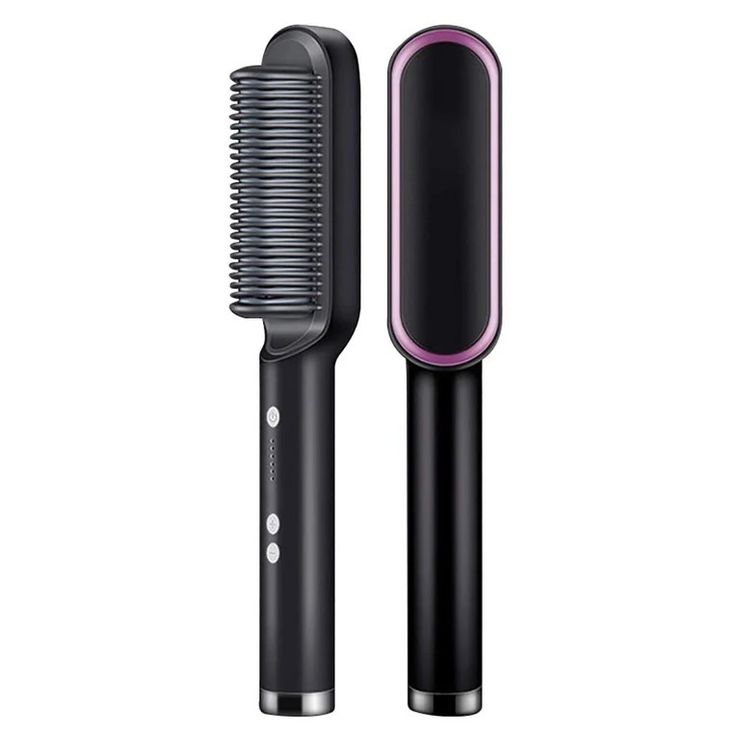 download_18.jpg Electric Hair Straightening Brush – Fast Heating Hair Smoothing Comb with Adjustable Temperature - Image 1